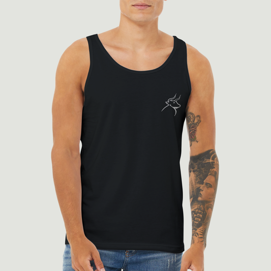 Camiseta Sin Mangas De Hombre – Algodón Peinado