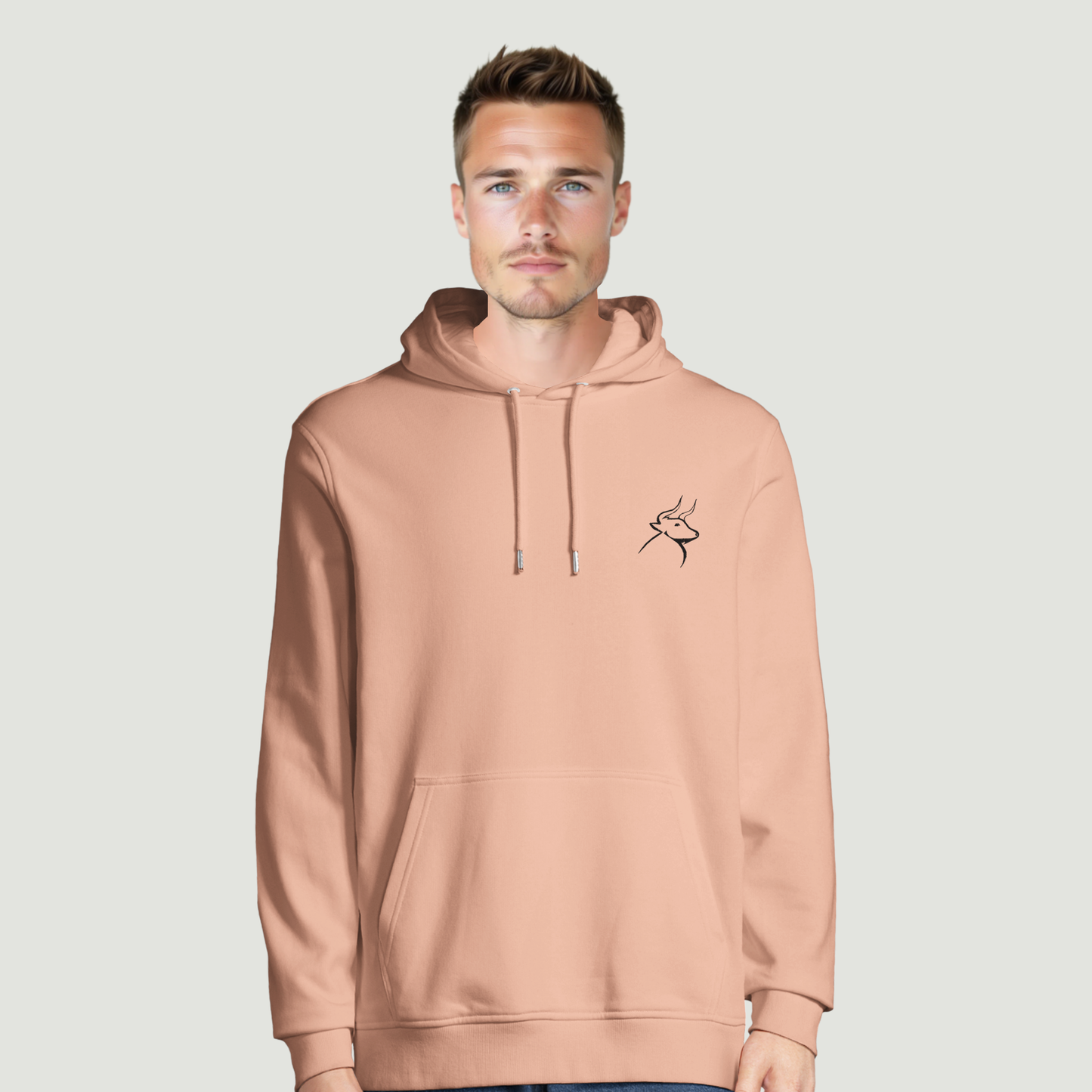 Sudadera Con Capucha De Hombre - Algodón en Conversión Ecológica