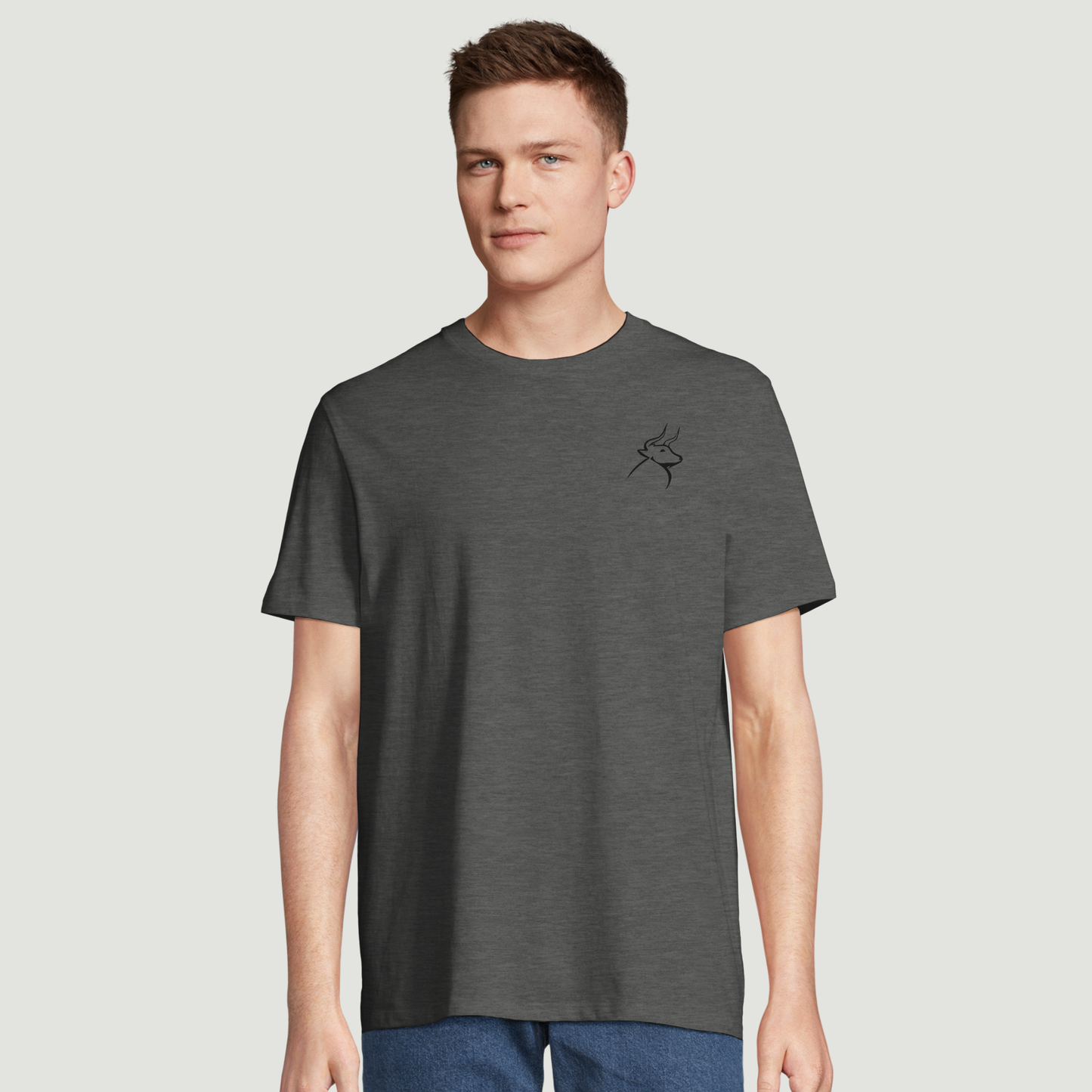 Camiseta De Hombre - 100 % Algodón Peinado en Conversión a Cultivo Ecológico