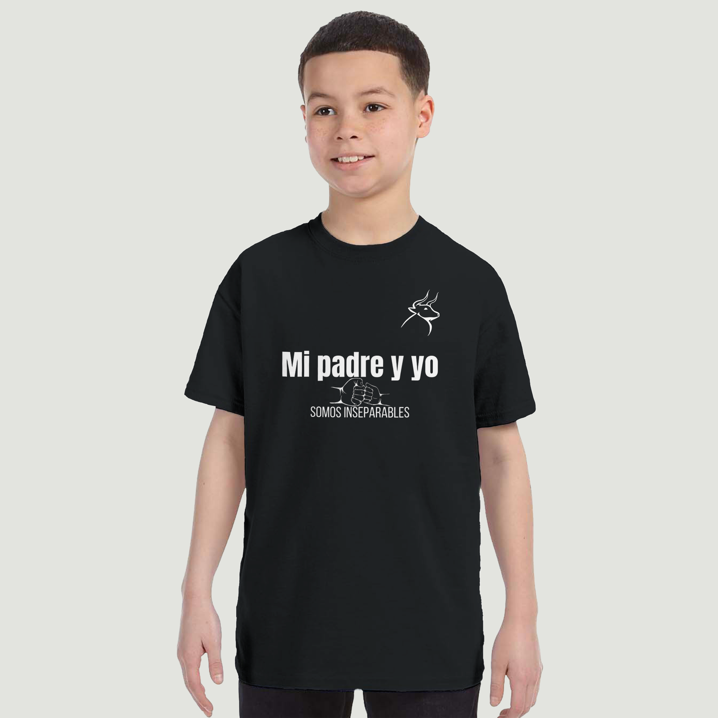 Camiseta Niño - Diseño "Mi padre y yo SOMOS INSEPARABLES"