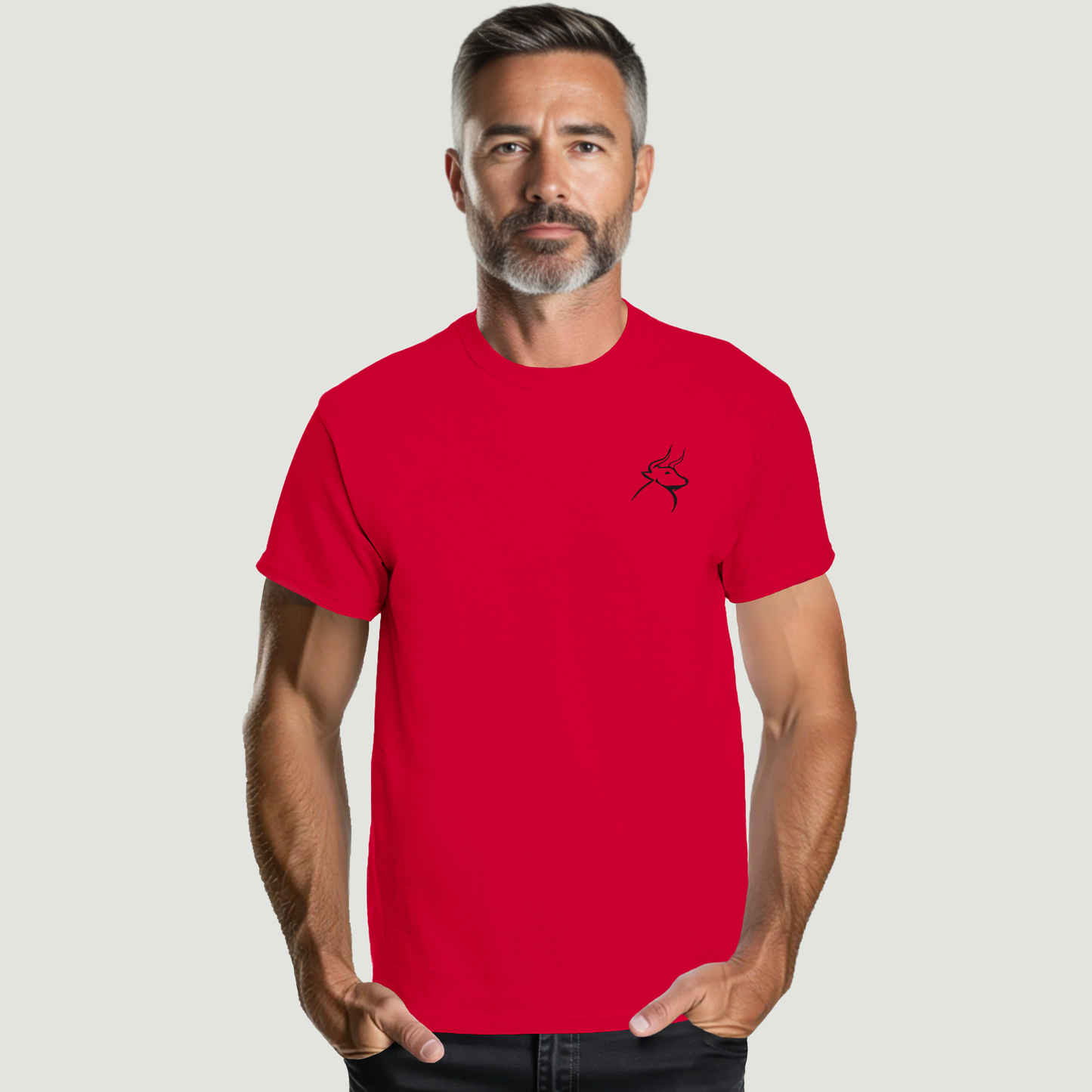 Camiseta Gruesa De Hombre - 100 % Algodón