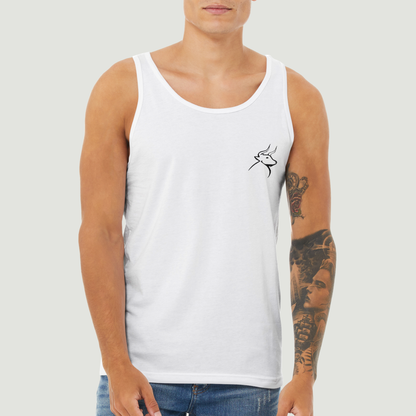 Camiseta Sin Mangas De Hombre – Algodón Peinado