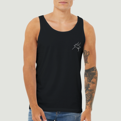 Camiseta Sin Mangas De Hombre – Algodón Peinado