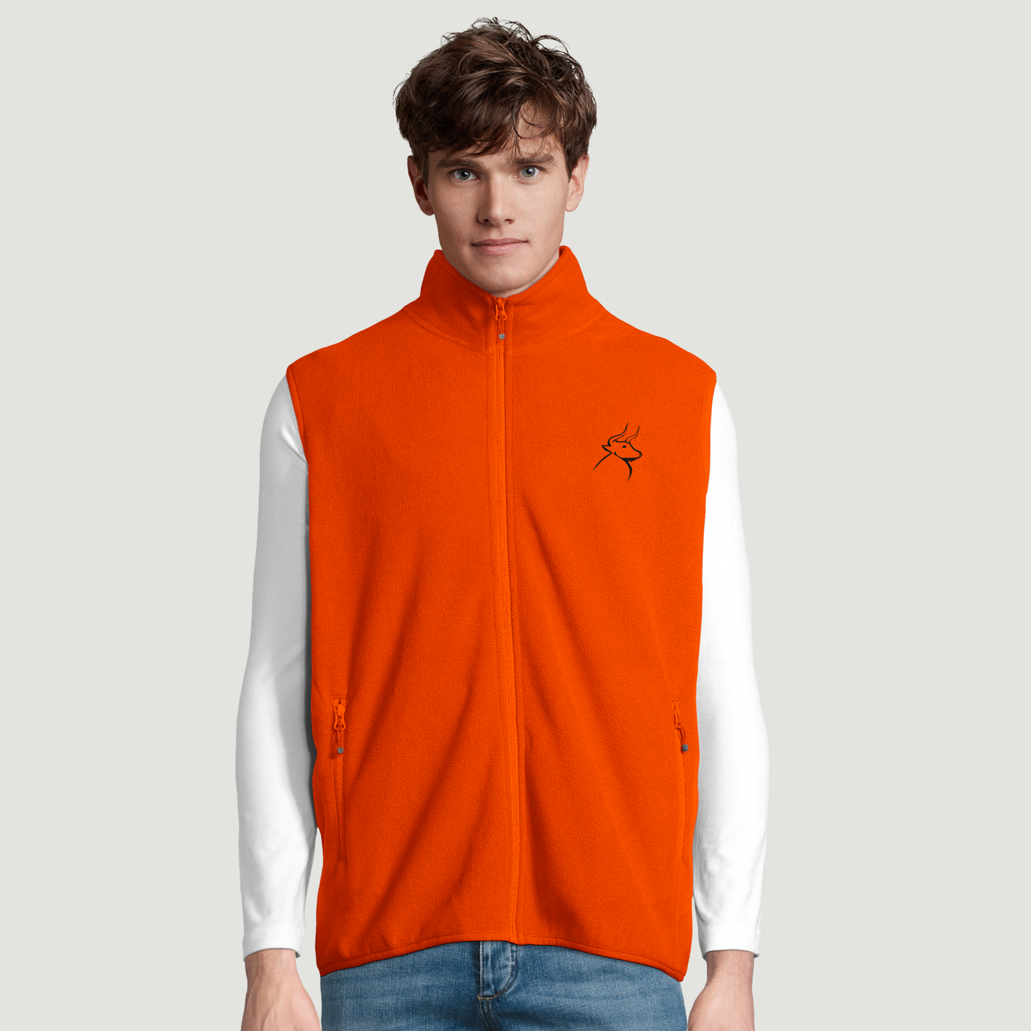 Chaqueta De Hombre Con Cremallera en Micropolar - 100% Poliéster Reciclado