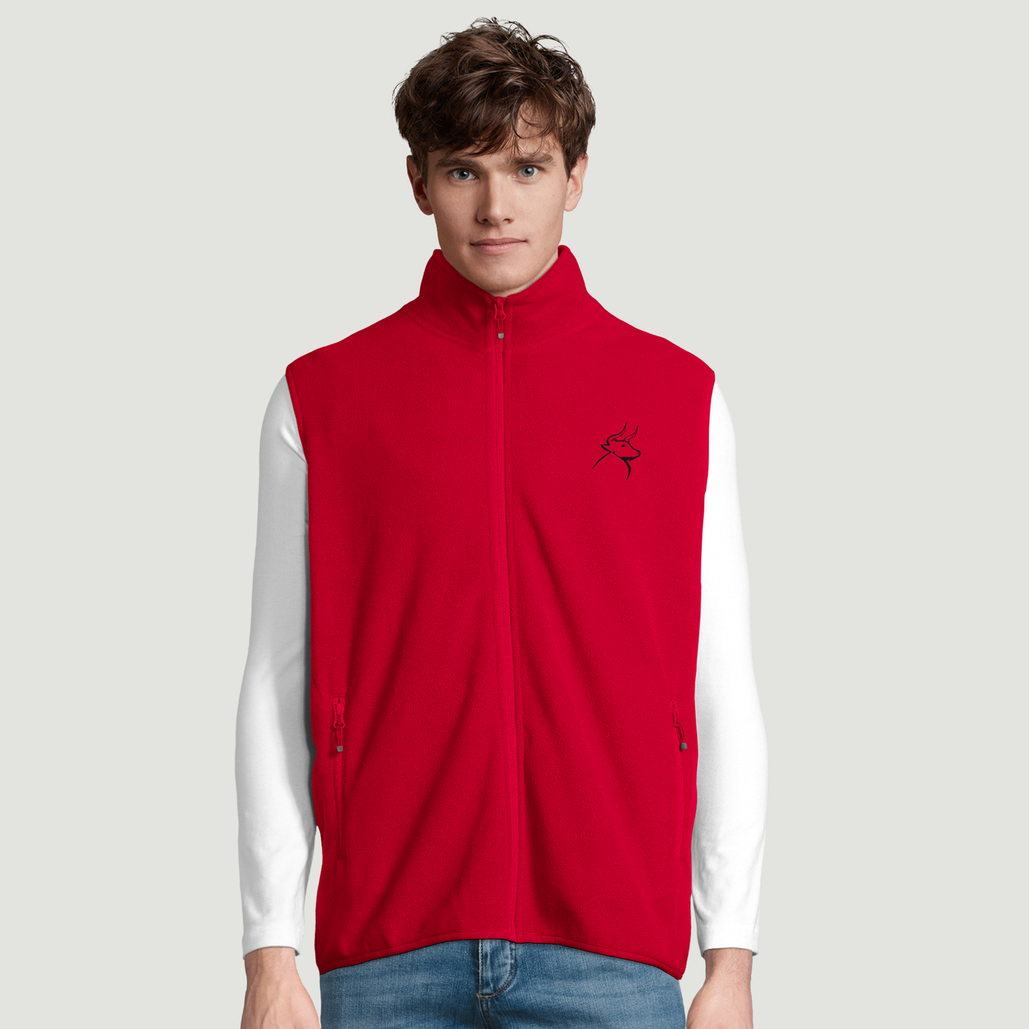 Chaqueta De Hombre Con Cremallera en Micropolar - 100% Poliéster Reciclado