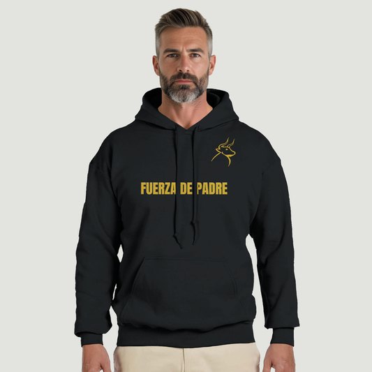 Sudadera Con Capucha Padre - Diseño "FUERZA DE PADRE"