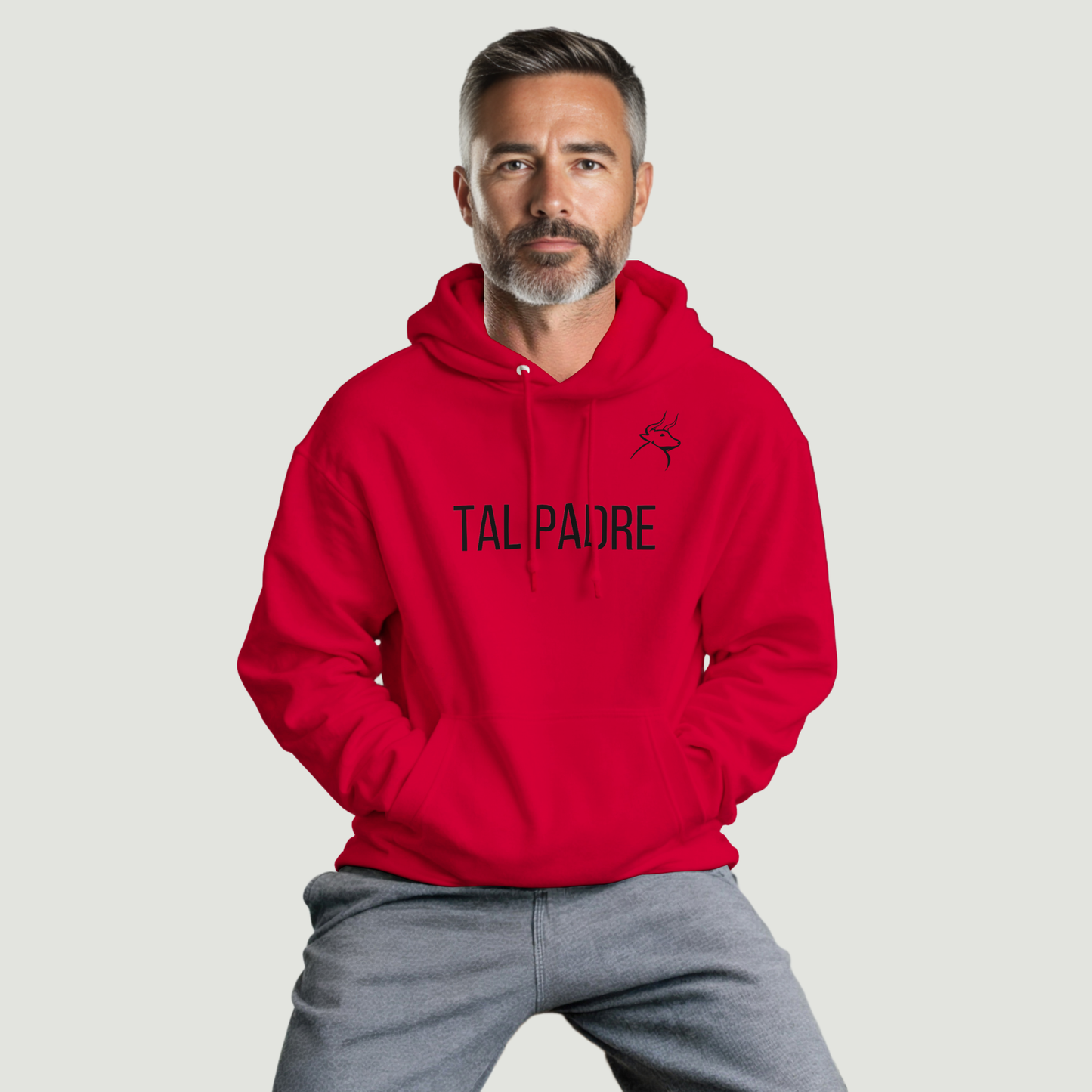 Sudadera Con Capucha Padre - Diseño "TAL PADRE"