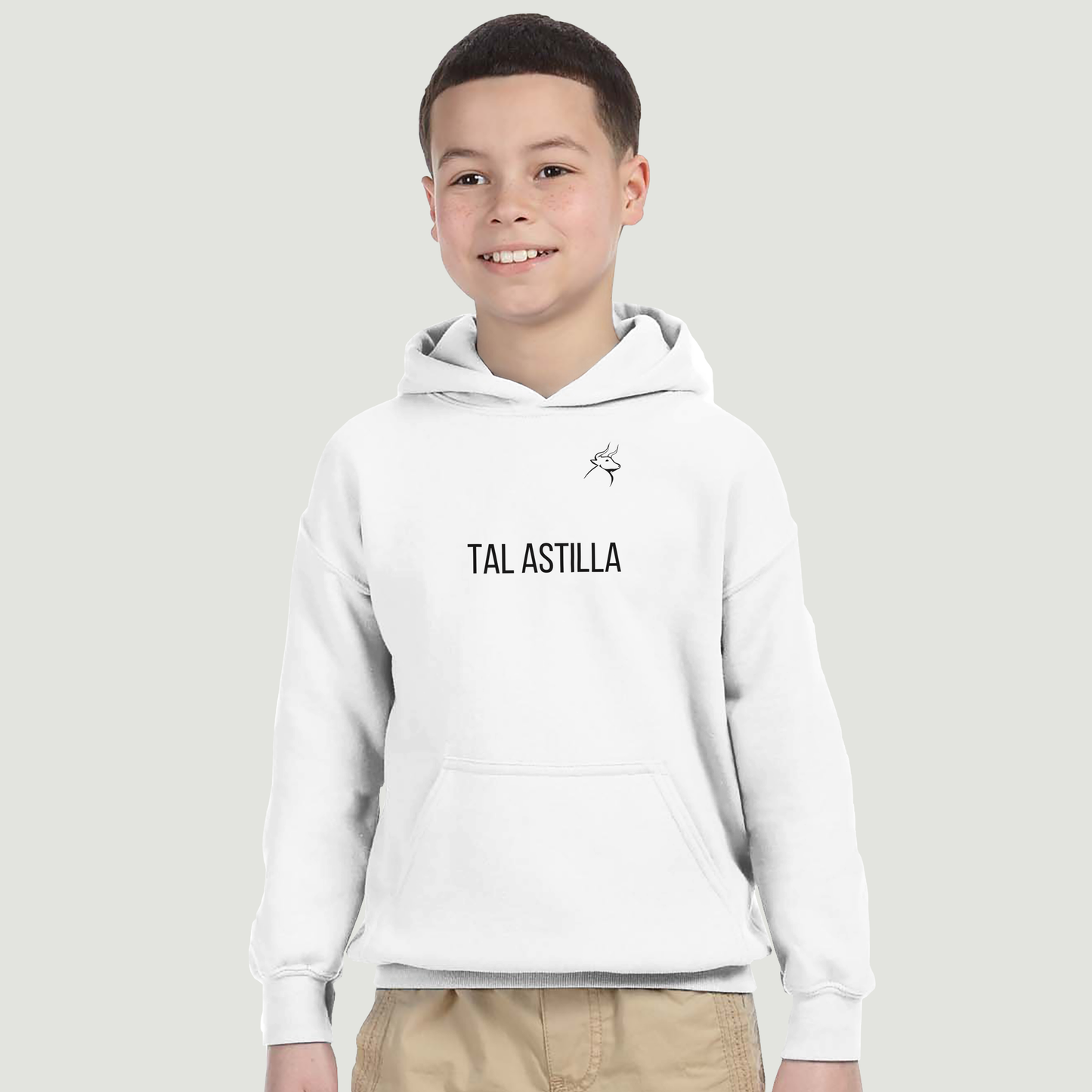 Sudadera Con Capucha Niño - Diseño "TAL ASTILLA"