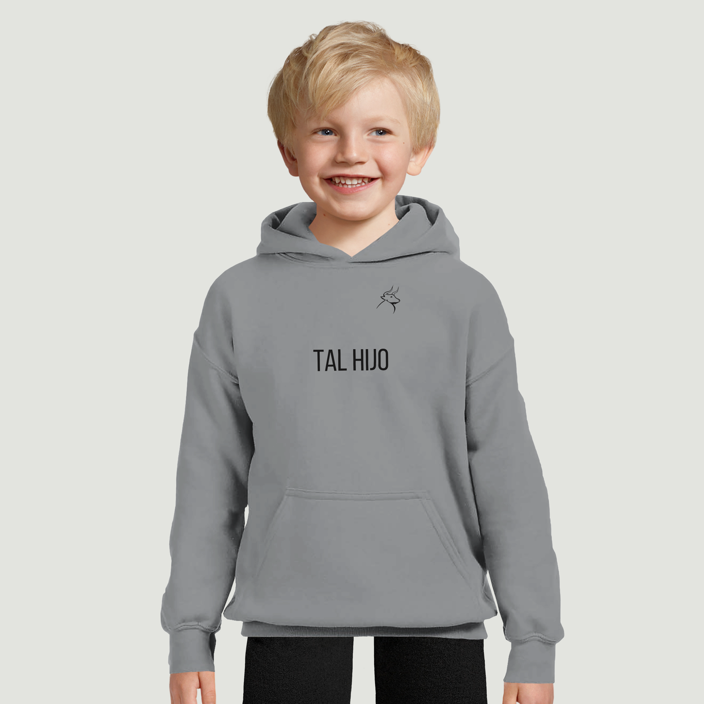 Sudadera Con Capucha Niño - Diseño "TAL HIJO"
