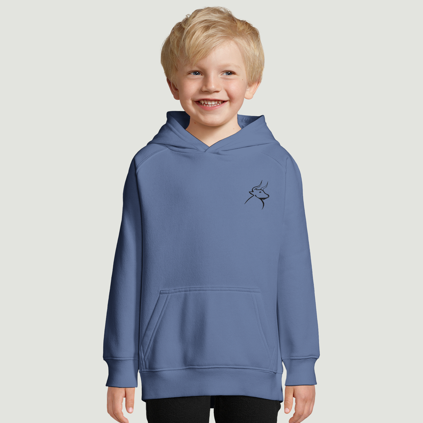 Sudadera Con Capucha De Niño - Algodón Orgánico y Poliéster Reciclado