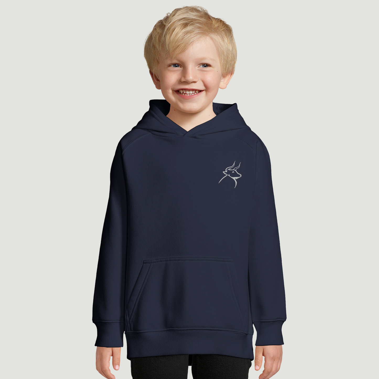 Sudadera Con Capucha De Niño - Algodón Orgánico y Poliéster Reciclado