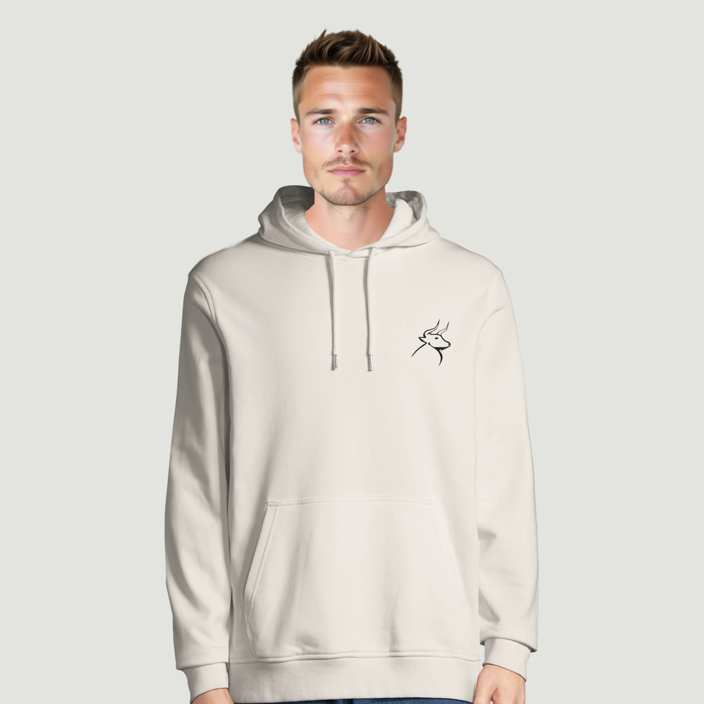 Sudadera Con Capucha De Hombre - Algodón en Conversión Ecológica