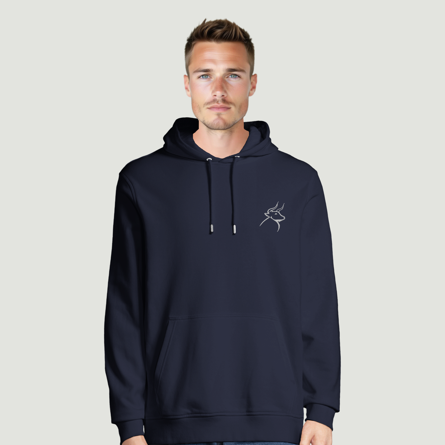 Sudadera Con Capucha De Hombre - Algodón en Conversión Ecológica