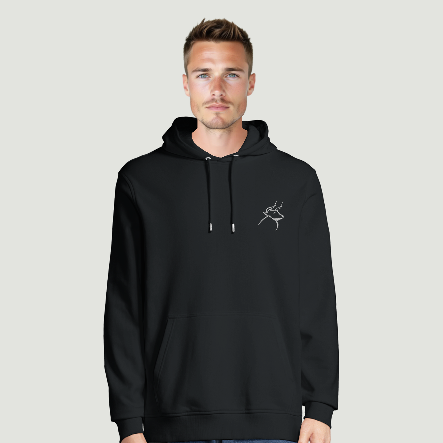 Sudadera Con Capucha De Hombre - Algodón en Conversión Ecológica