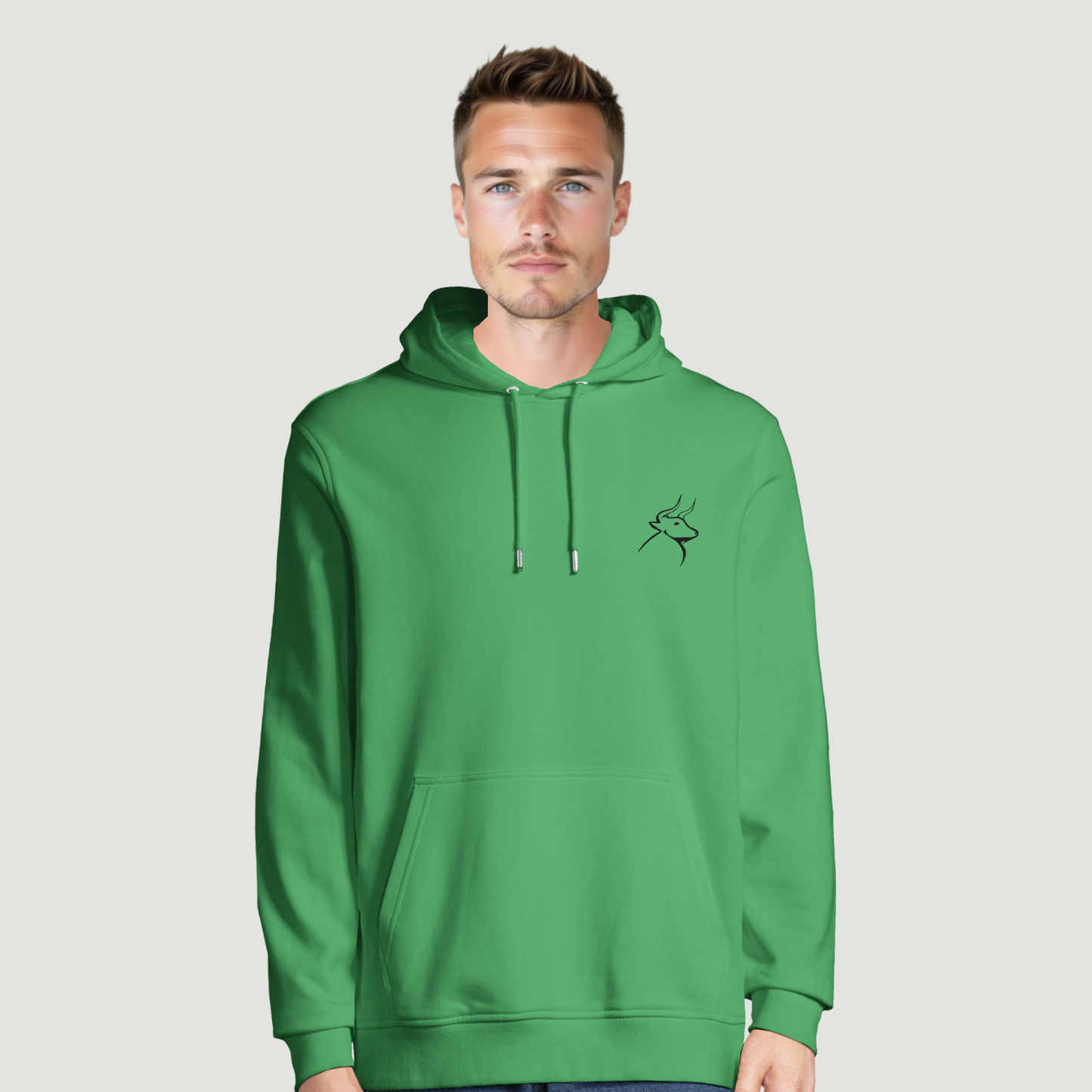 Sudadera Con Capucha De Hombre - Algodón en Conversión Ecológica