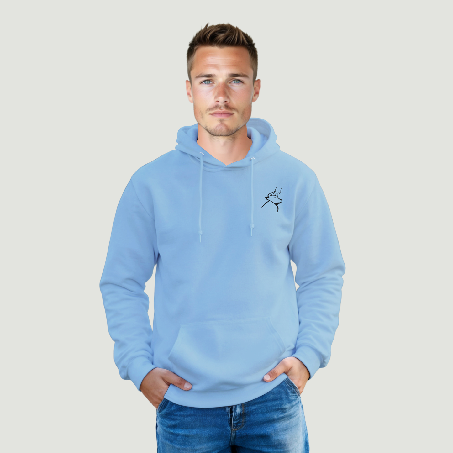 Sudadera Con Capucha de Hombre - Algodón Reciclada