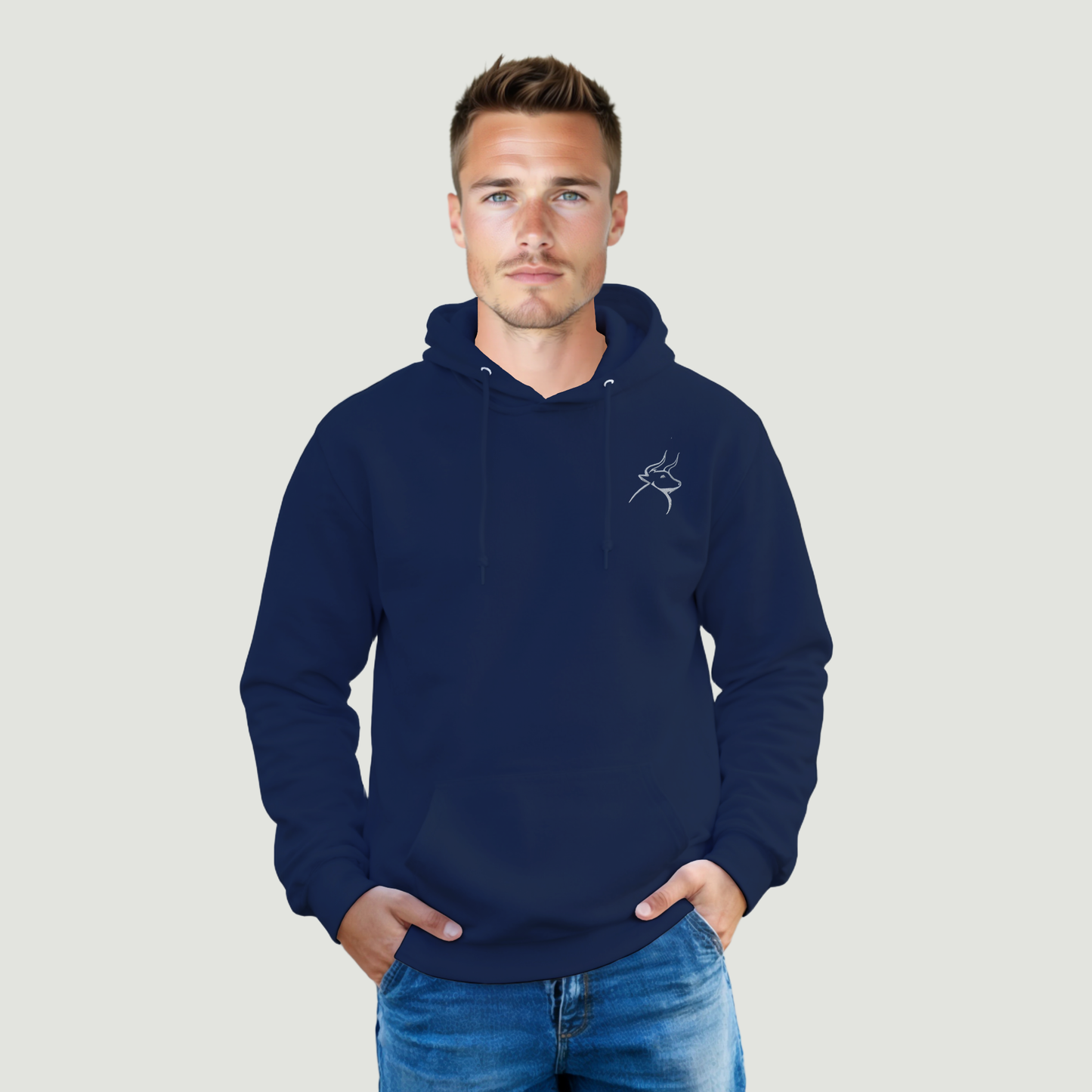 Sudadera Con Capucha de Hombre - Algodón Reciclada