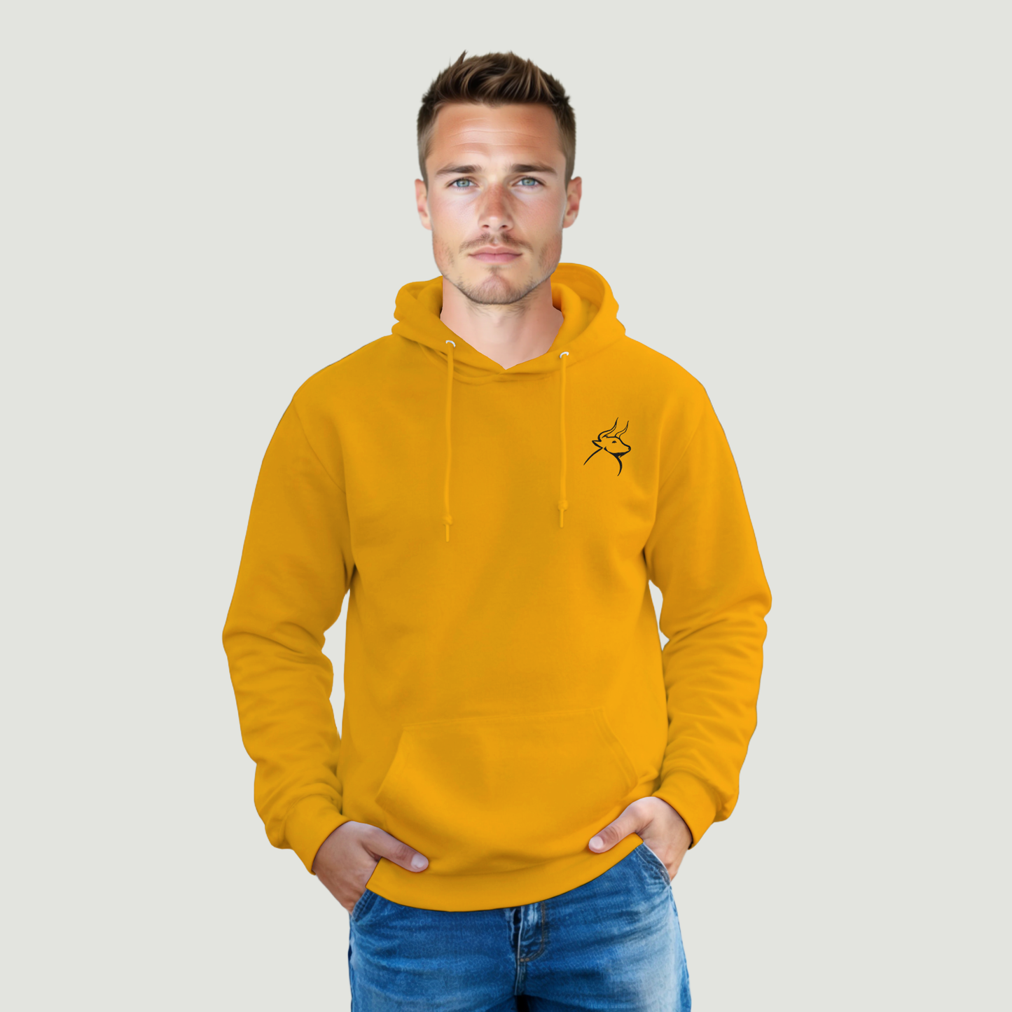 Sudadera Con Capucha de Hombre - Algodón Reciclada