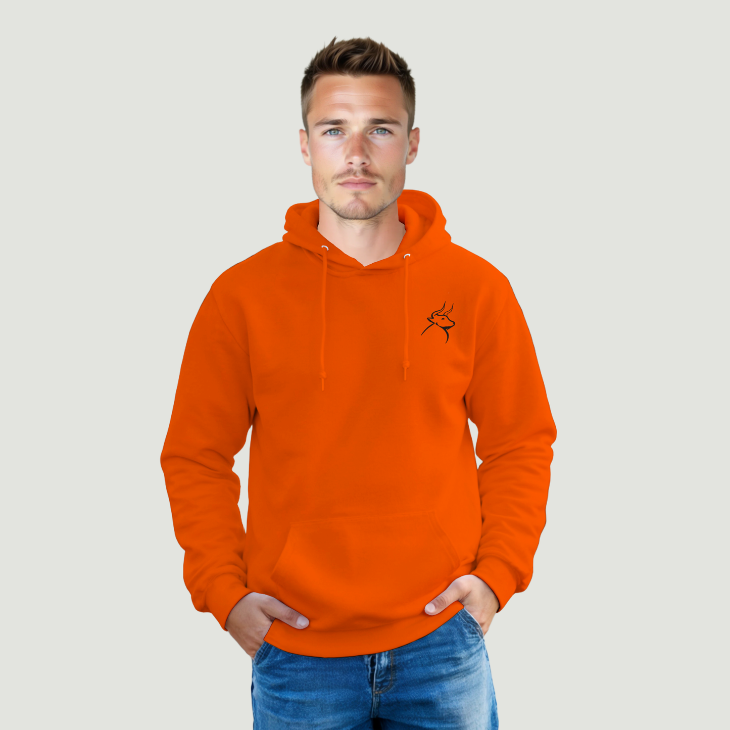 Sudadera Con Capucha de Hombre - Algodón Reciclada