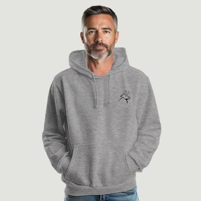 Sudadera Con Capucha De Hombre – Algodón Hilado en Anillo