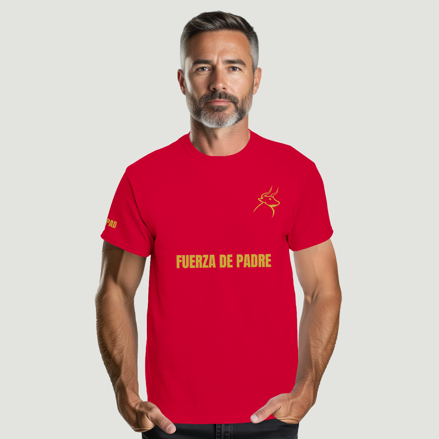 Camiseta Padre – Diseño "FUERZA DE PADRE"