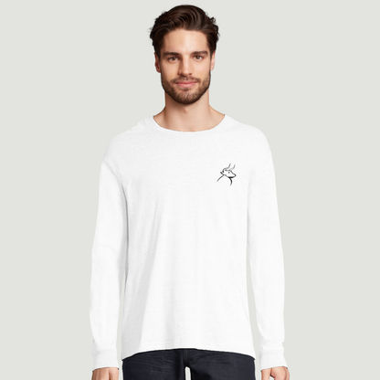 Camiseta De Hombre De Manga Larga – Algodón en Conversión Ecológica