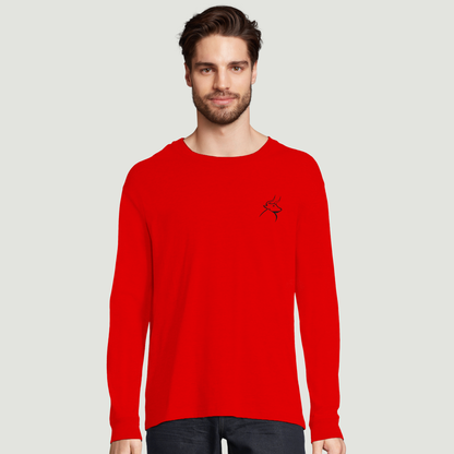 Camiseta De Hombre De Manga Larga – Algodón en Conversión Ecológica