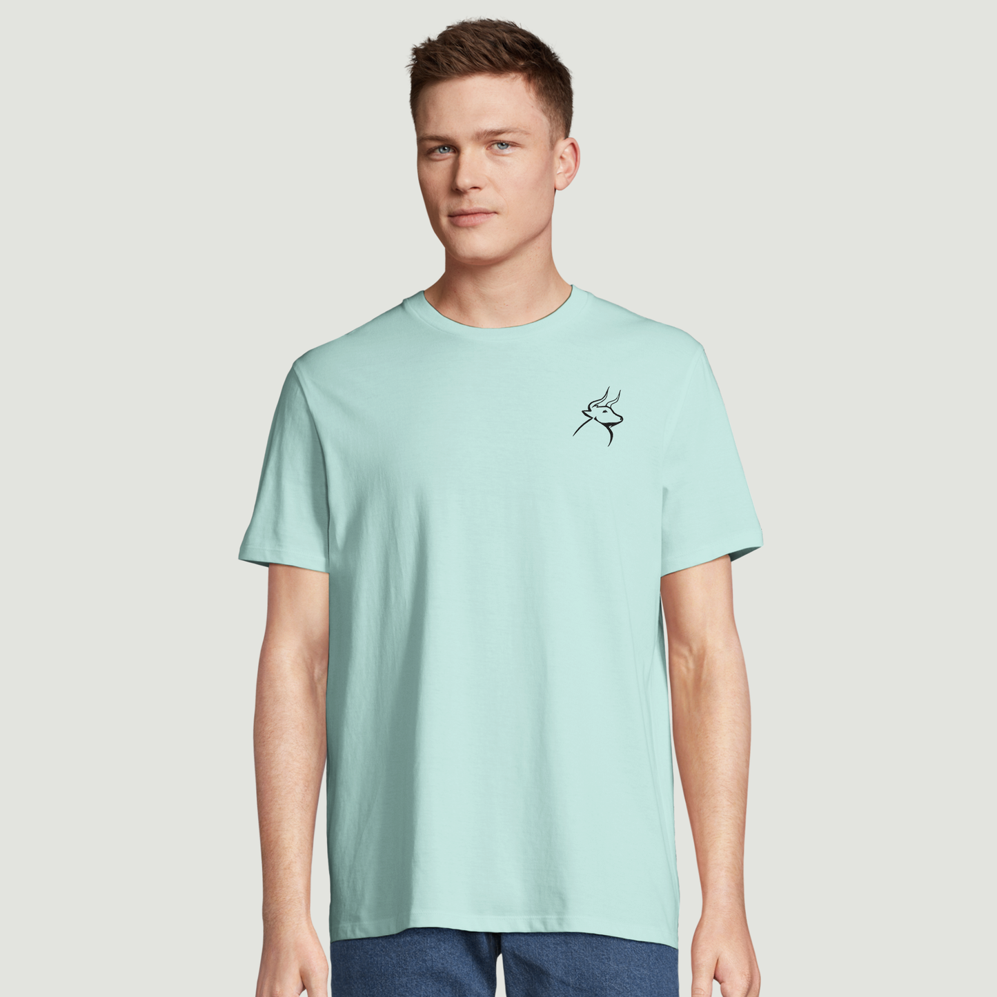 Camiseta De Hombre - 100 % Algodón Peinado en Conversión a Cultivo Ecológico