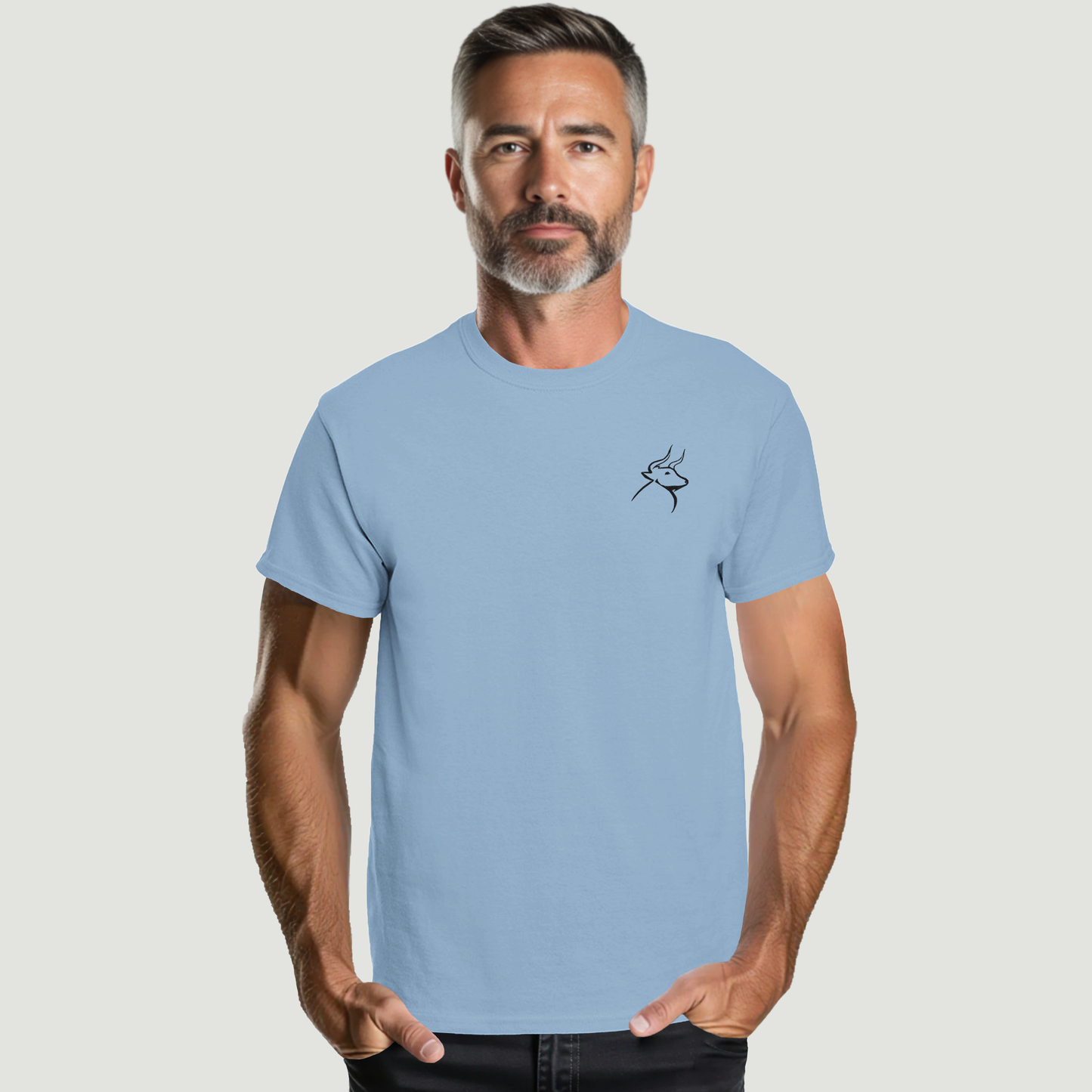 Camiseta Gruesa De Hombre - 100 % Algodón
