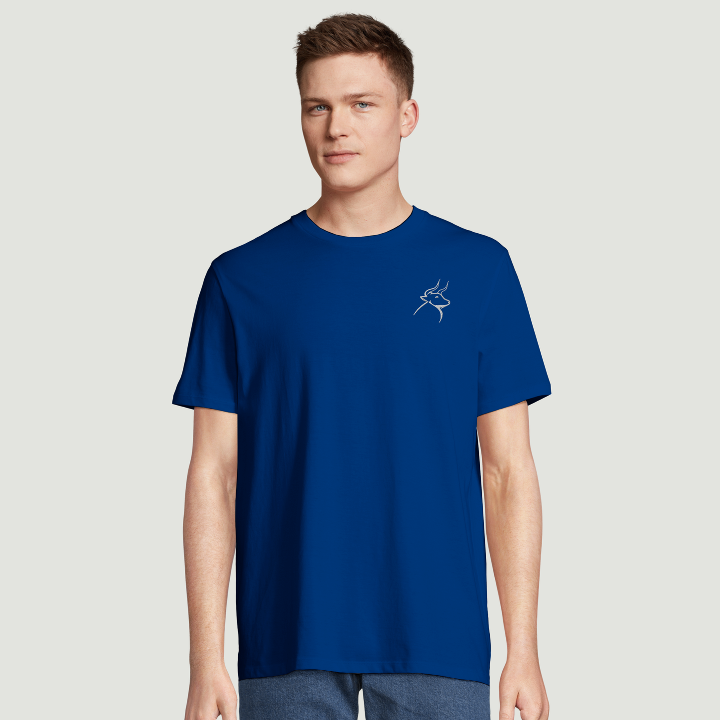 Camiseta De Hombre - 100 % Algodón Peinado en Conversión a Cultivo Ecológico