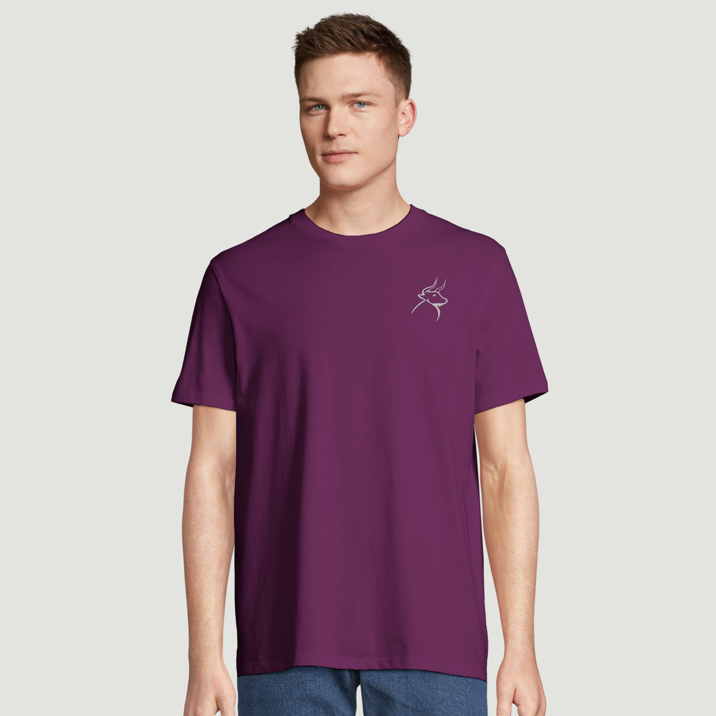 Camiseta De Hombre - 100 % Algodón Peinado en Conversión a Cultivo Ecológico