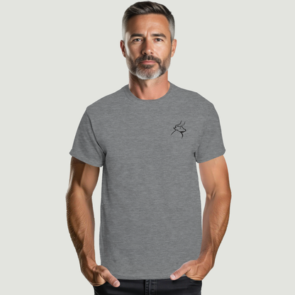 Camiseta Gruesa De Hombre - 100 % Algodón
