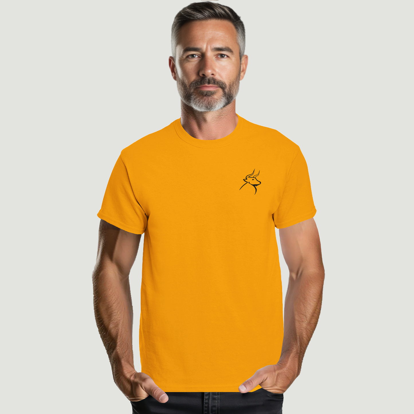 Camiseta Gruesa De Hombre - 100 % Algodón
