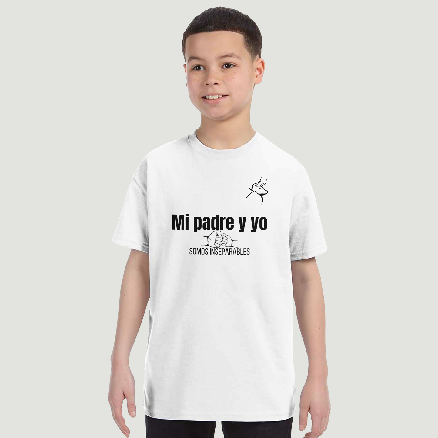 Camiseta Niño - Diseño "Mi padre y yo SOMOS INSEPARABLES"