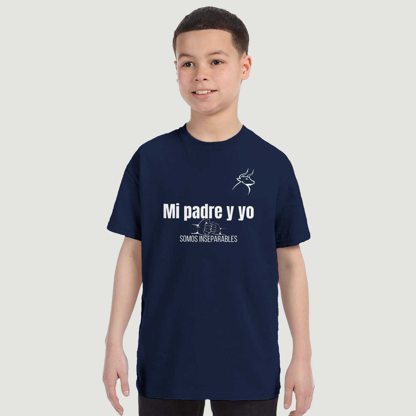 Camiseta Niño - Diseño "Mi padre y yo SOMOS INSEPARABLES"