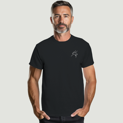 Camiseta Gruesa De Hombre - 100 % Algodón