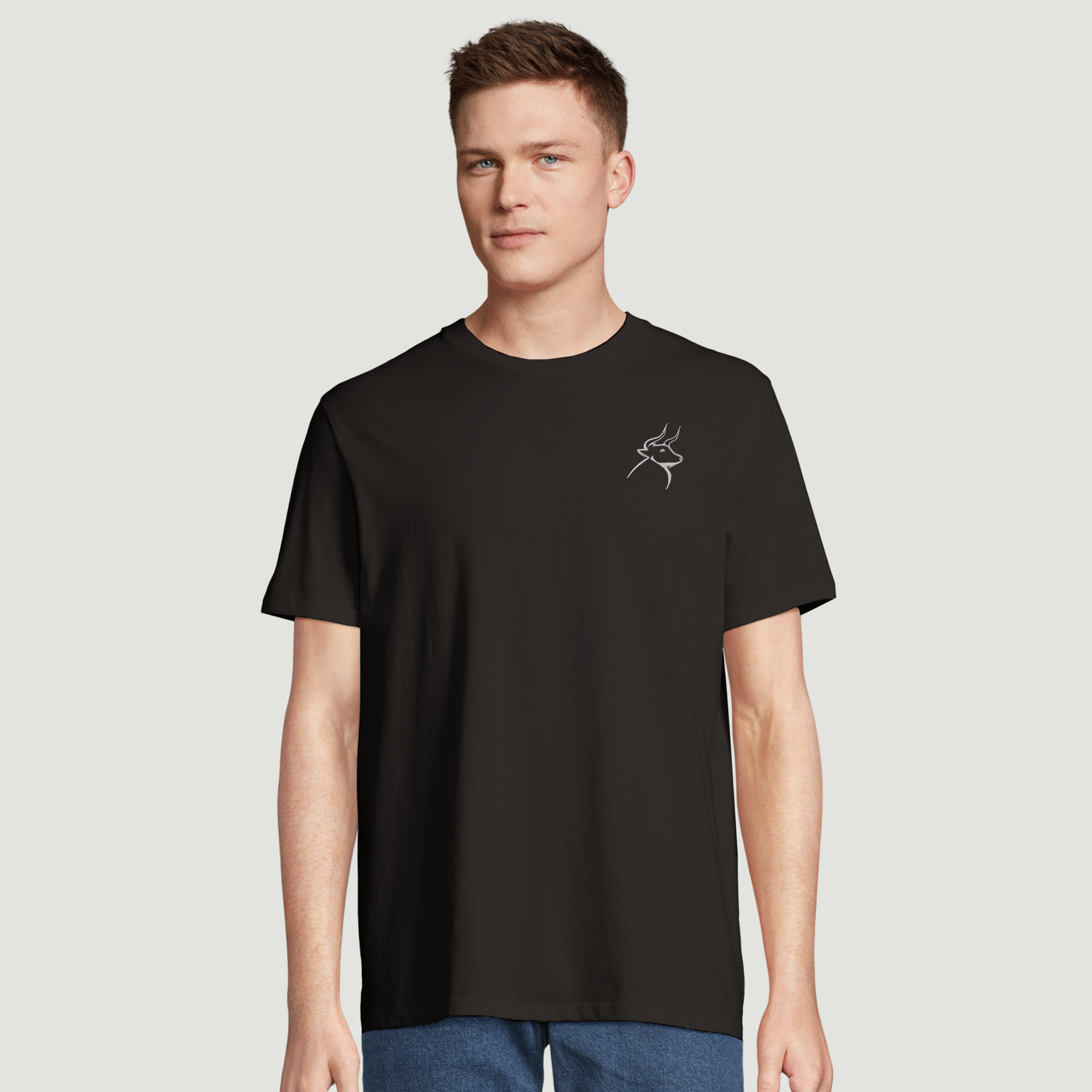 Camiseta De Hombre - 100 % Algodón Peinado en Conversión a Cultivo Ecológico