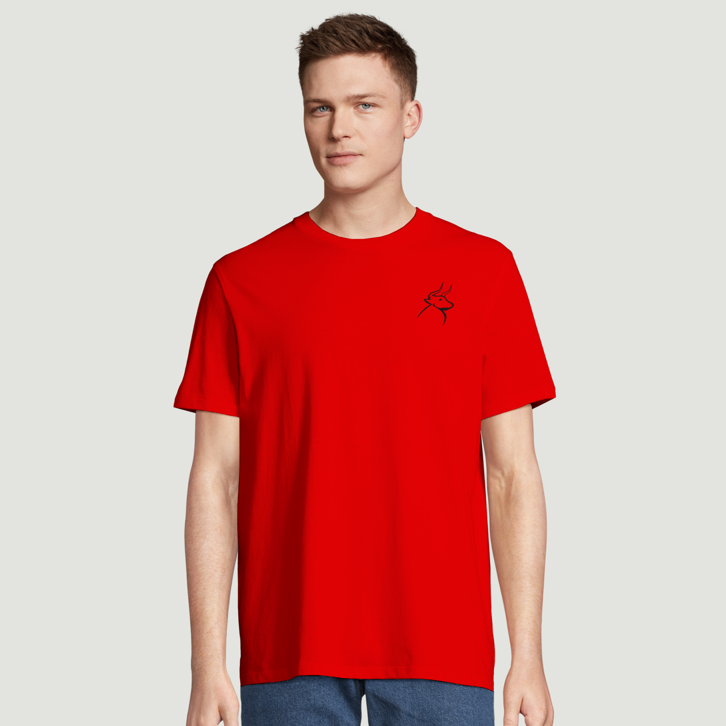 Camiseta De Hombre - 100 % Algodón Peinado en Conversión a Cultivo Ecológico