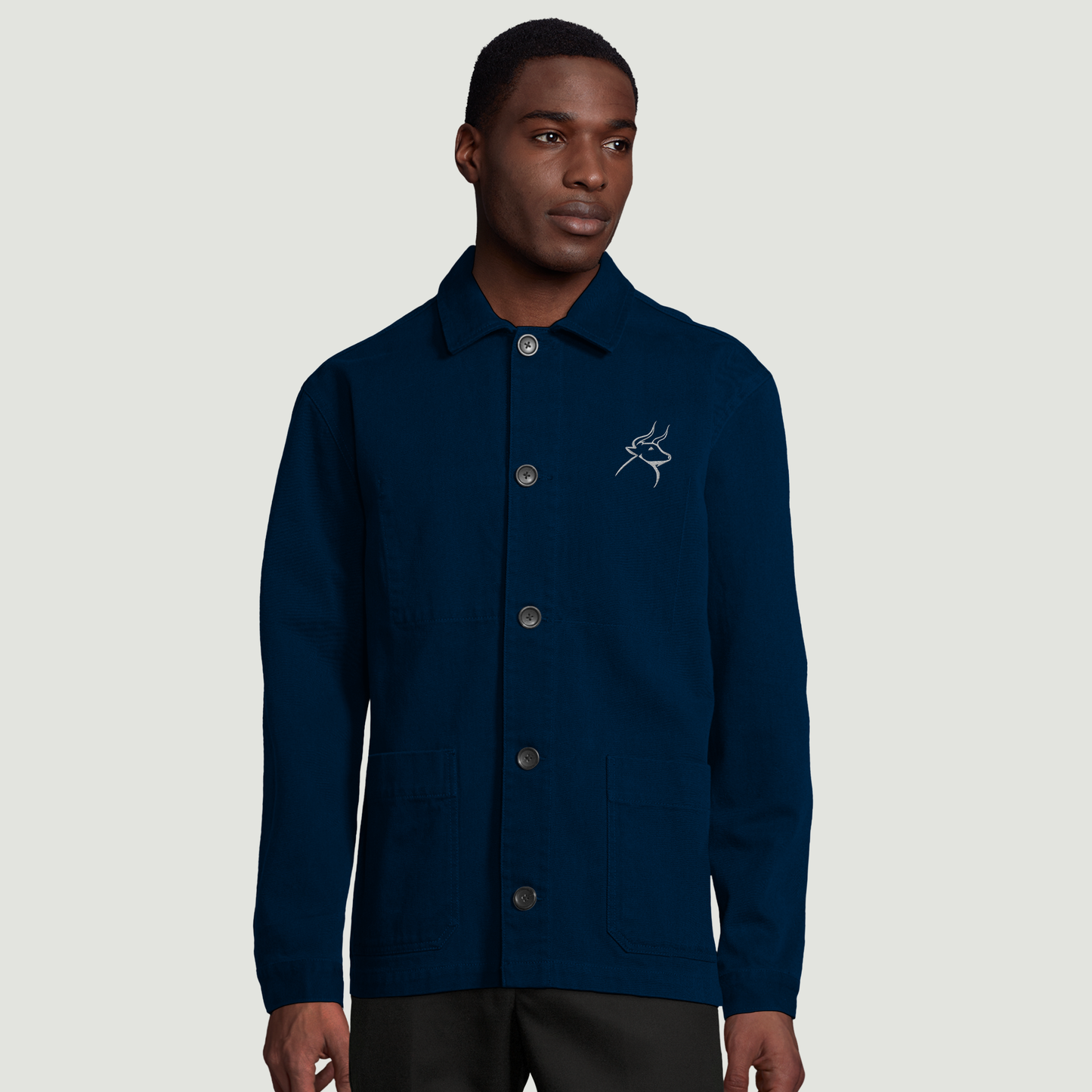 Chaqueta De Hombre De Corte Cómodo - Algodón Orgánico