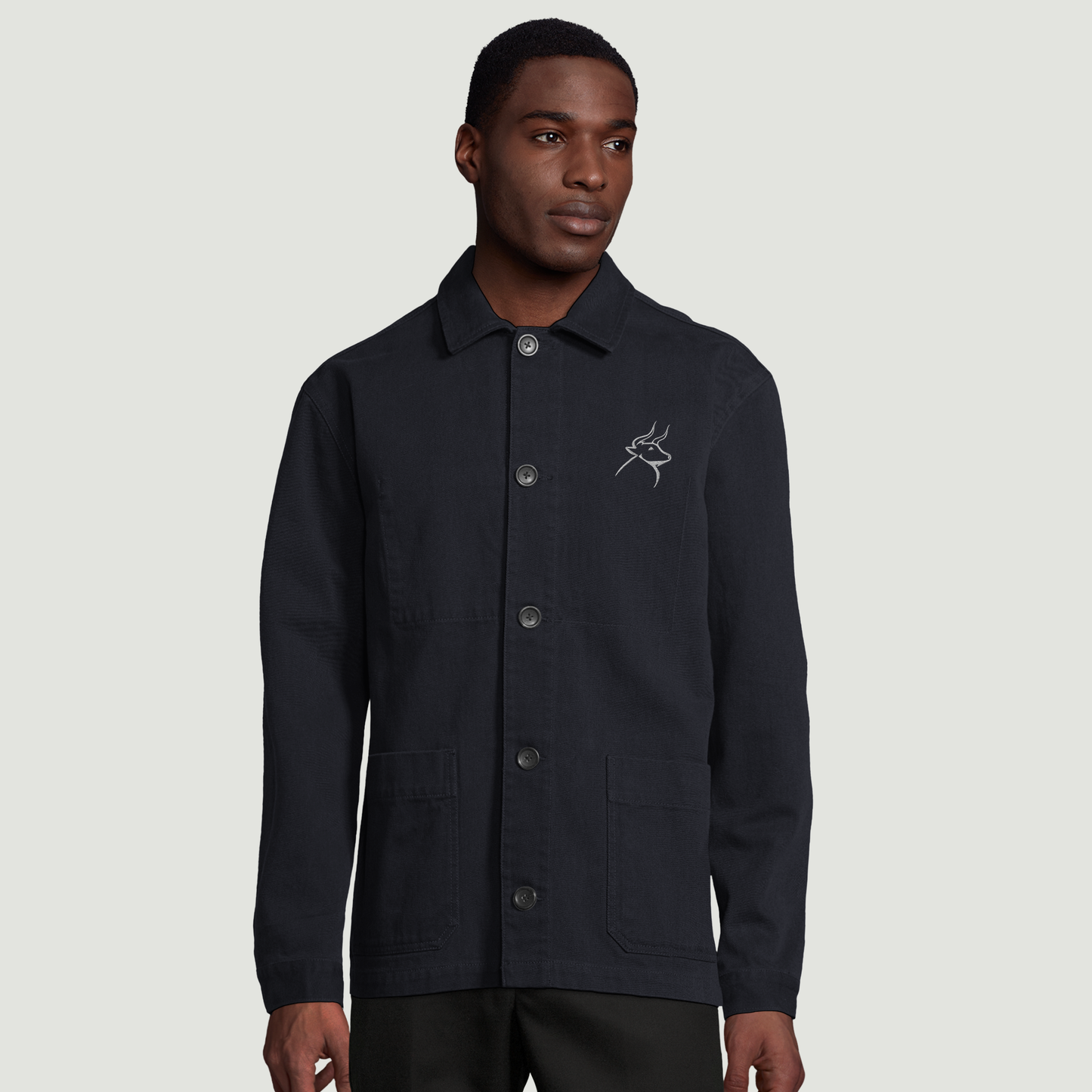 Chaqueta De Hombre De Corte Cómodo - Algodón Orgánico