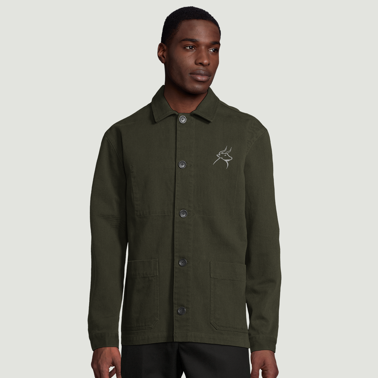 Chaqueta De Hombre De Corte Cómodo - Algodón Orgánico