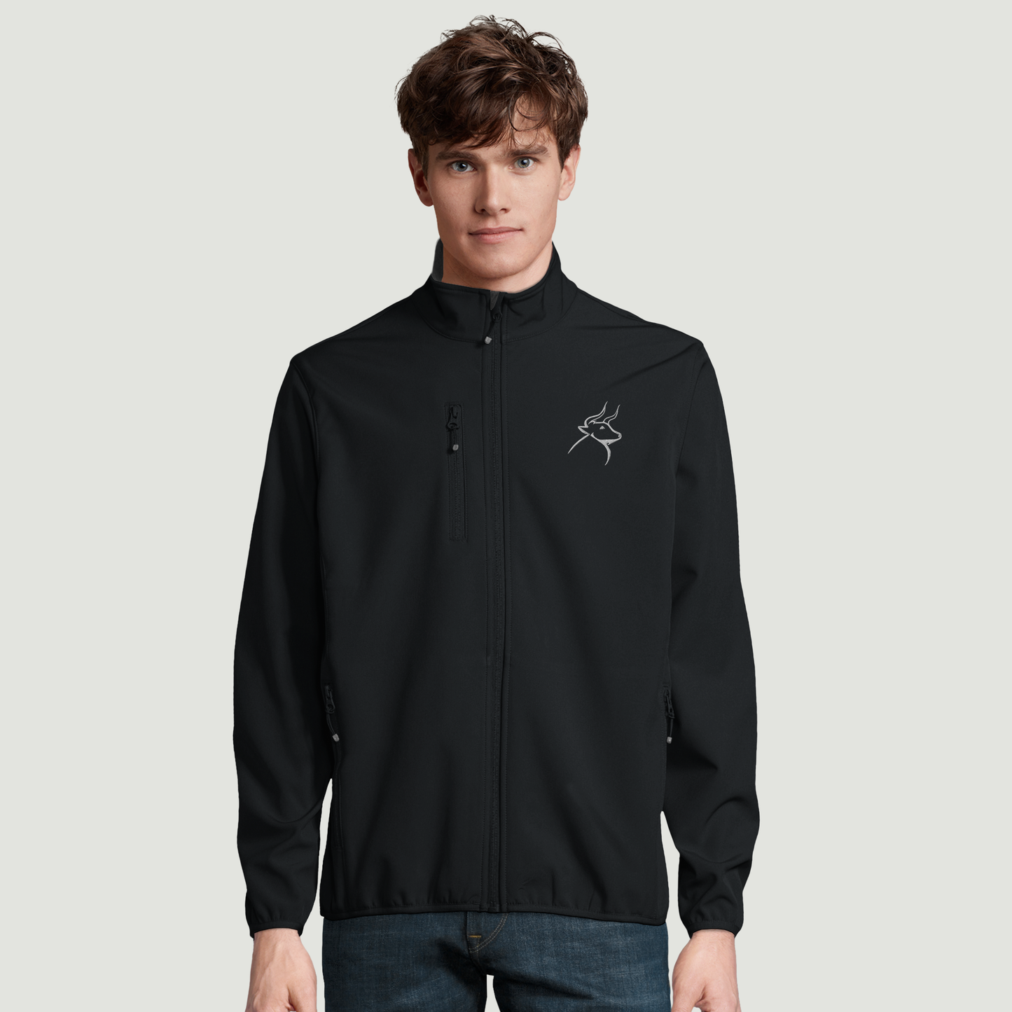 Chaqueta Softshell De Hombre Con Cremallera - Poliéster Reciclado