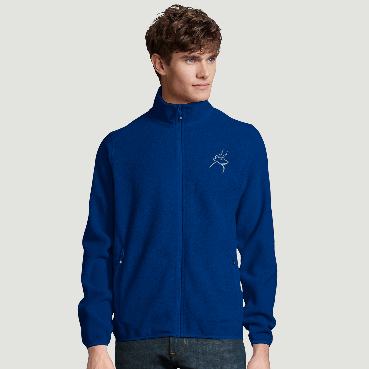 Chaqueta De Hombre Con Cremallera De Forro Polar - Poliéster Reciclado