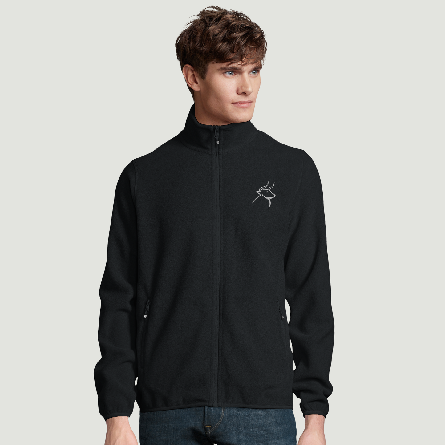 Chaqueta De Hombre Con Cremallera De Forro Polar - Poliéster Reciclado