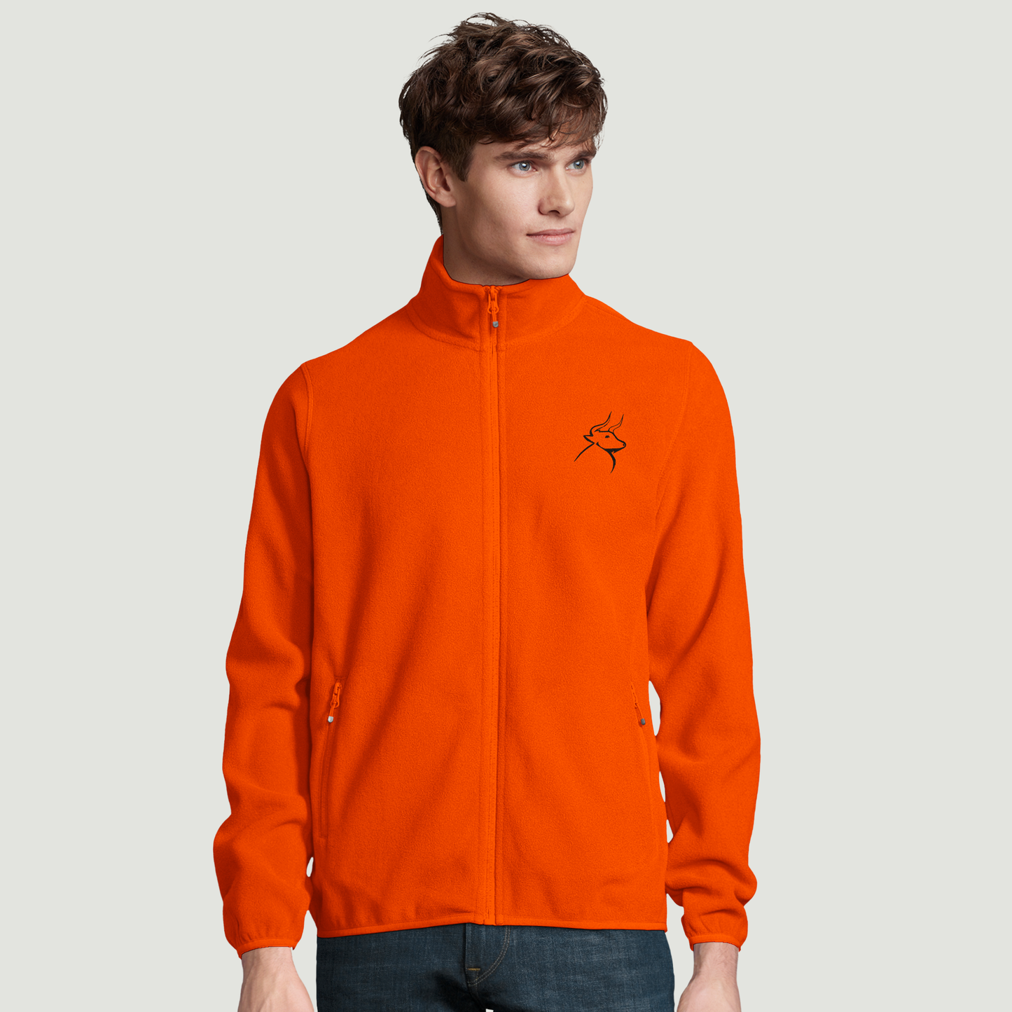 Chaqueta De Hombre Con Cremallera De Forro Polar - Poliéster Reciclado